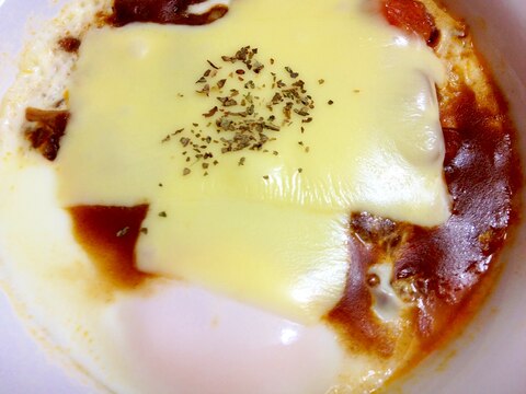卵チーズのハヤシライス